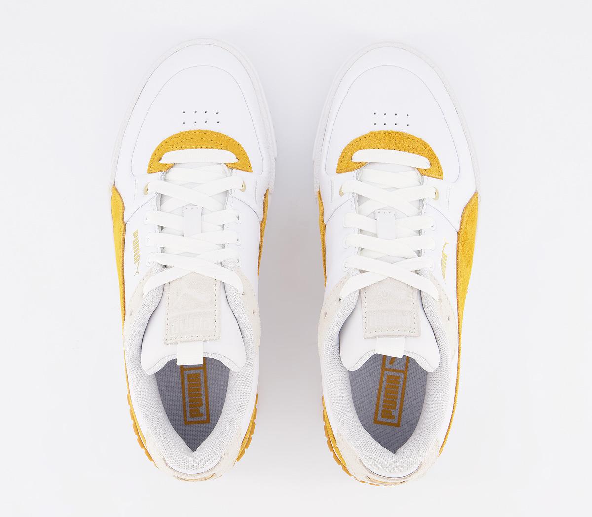 Puma Cali Sport Trainers Puma Cali Sport Trainers White Golden Rod