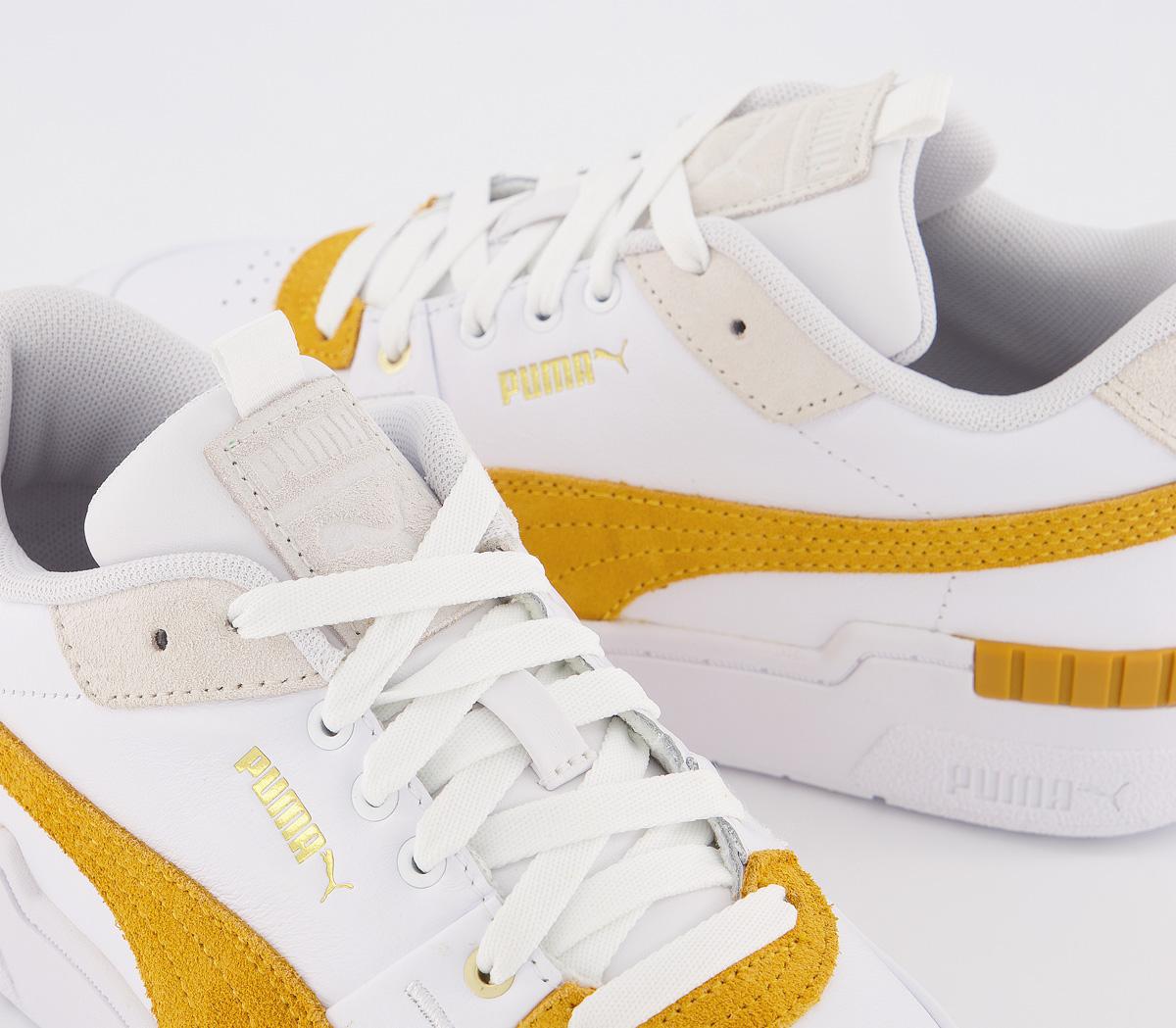 Puma Cali Sport Trainers Puma Cali Sport Trainers White Golden Rod
