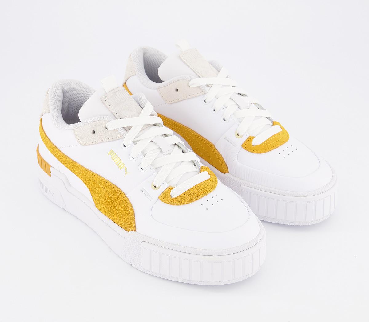 Puma Cali Sport Trainers Puma Cali Sport Trainers White Golden Rod