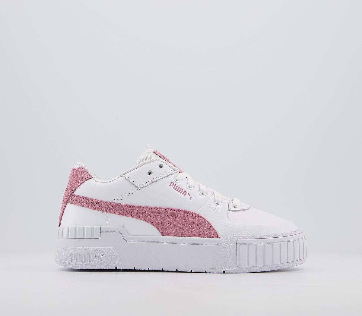 puma cali sport pink and white