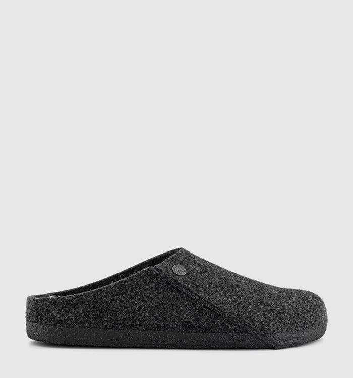 BIRKENSTOCK Zermatt Shearling Slippers Anthracite