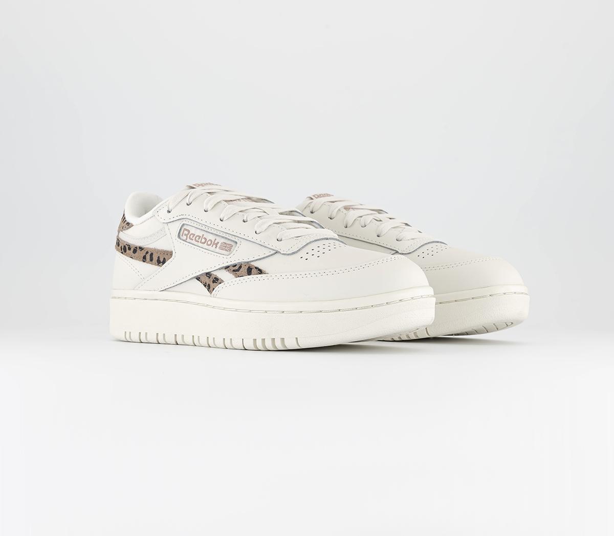 ReebokClub C Double Trainers ReebokClub C Double Trainers Chalk Taupe Core Black