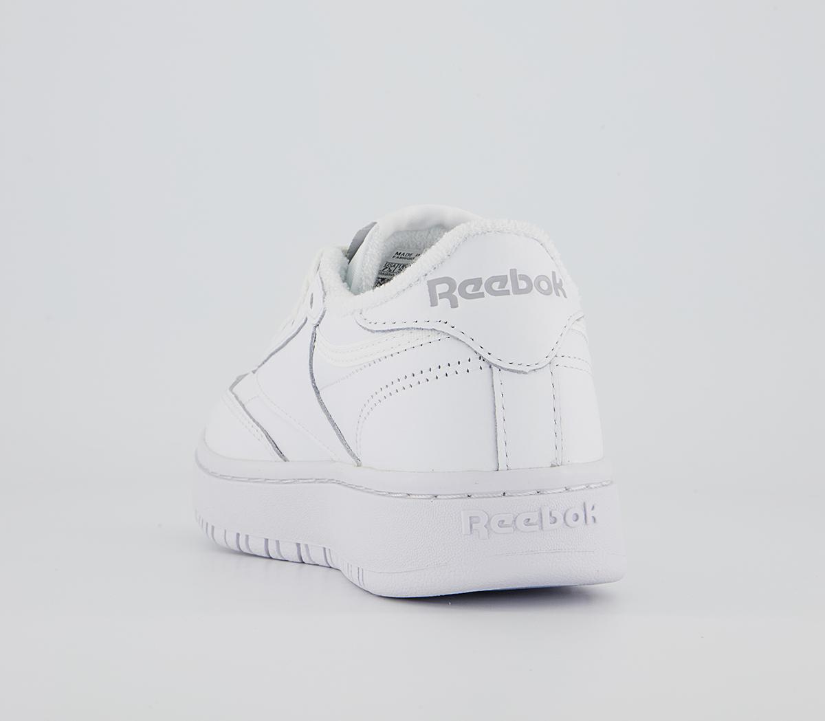 Reebok Club C Double Trainers Reebok Club C Double Trainers White Grey