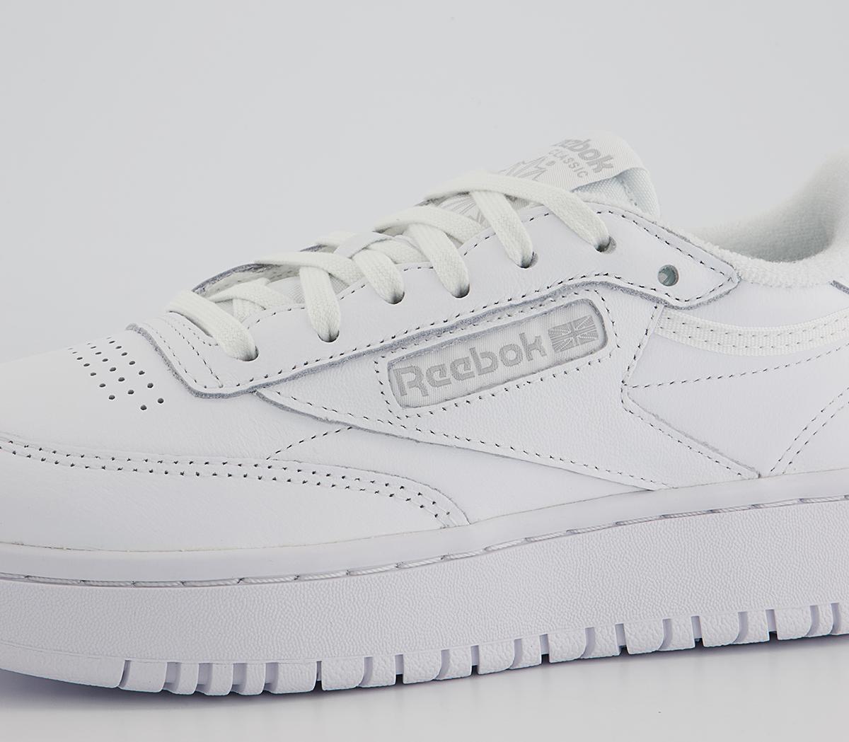 Reebok Club C Double Trainers Reebok Club C Double Trainers White Grey