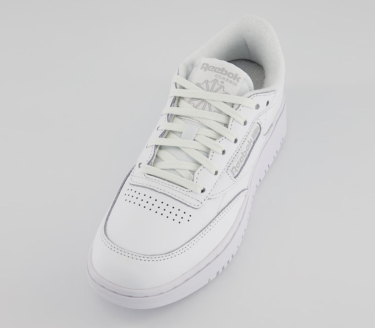 Reebok Club C Double Trainers Reebok Club C Double Trainers White Grey