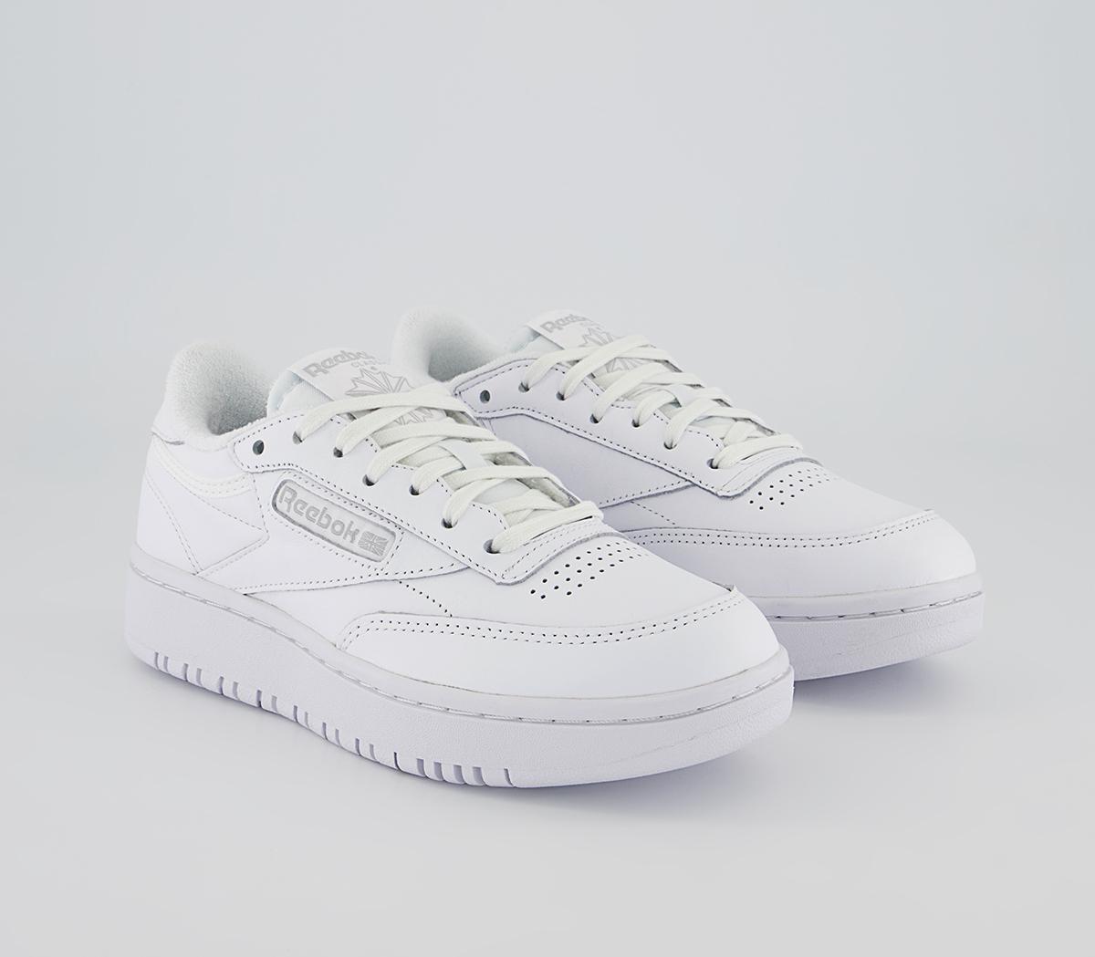 Reebok Club C Double Trainers Reebok Club C Double Trainers White Grey