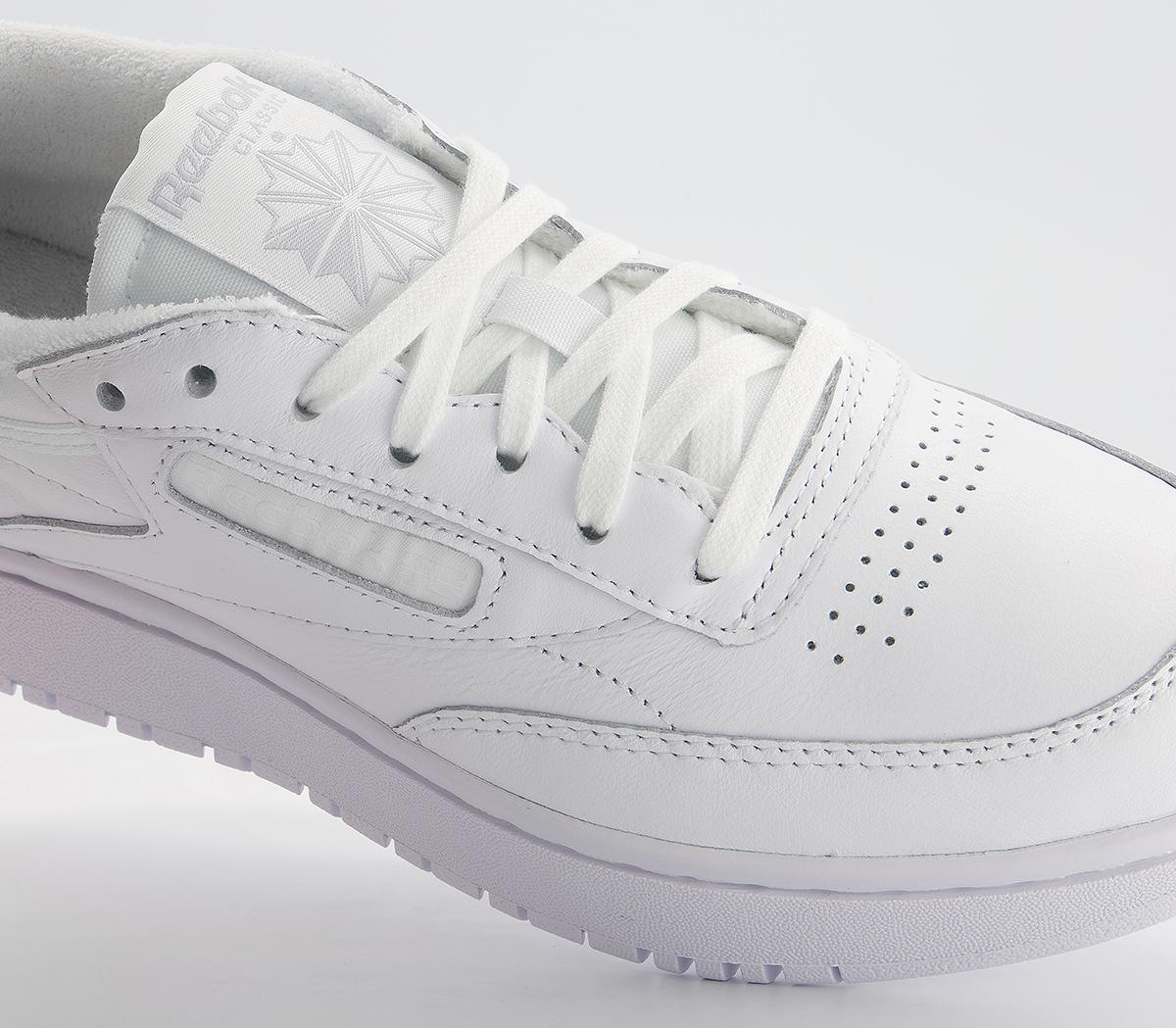 Reebok Club C Double Trainers Reebok Club C Double Trainers White White Grey