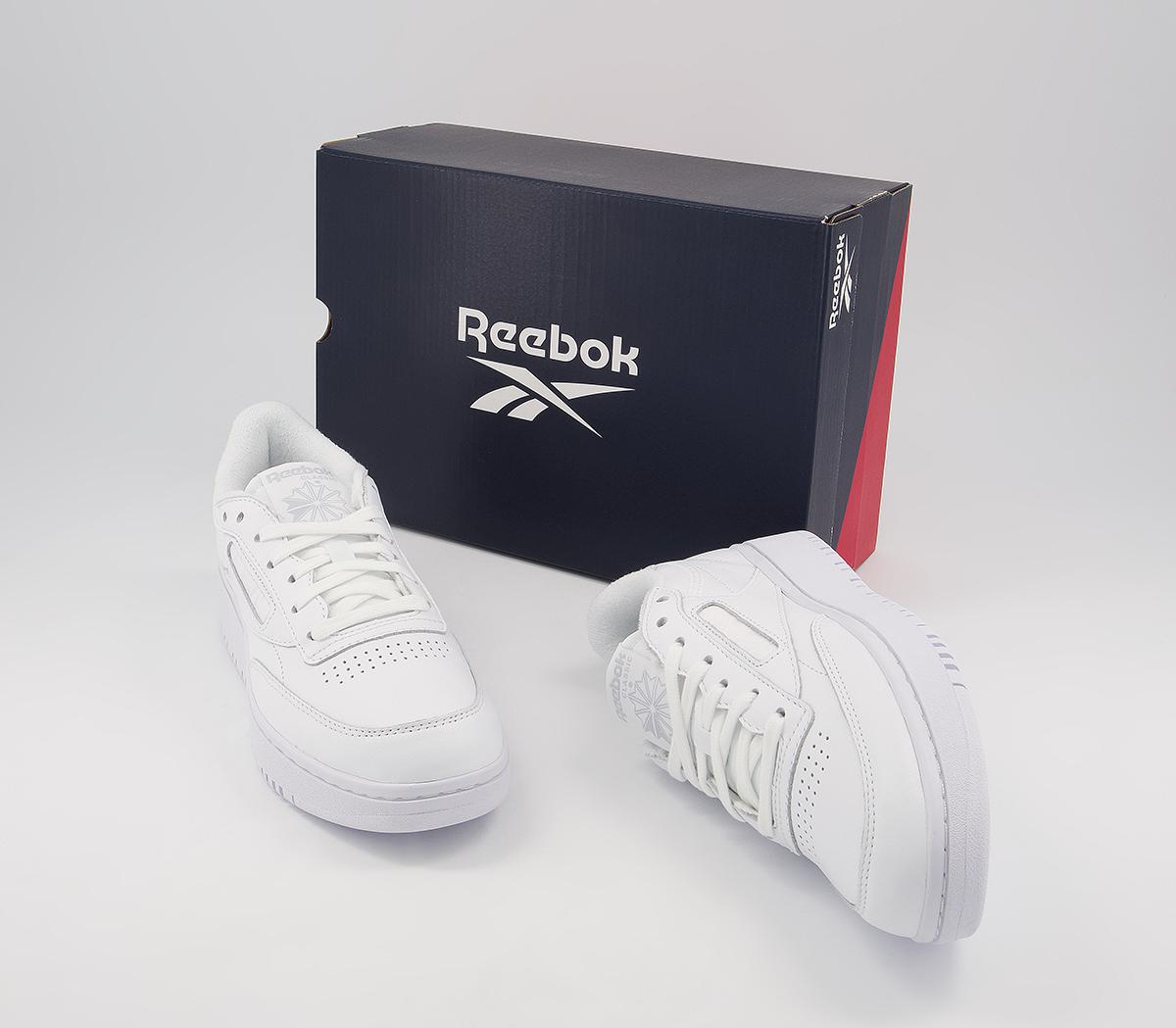 Reebok Club C Double Trainers Reebok Club C Double Trainers White White Grey