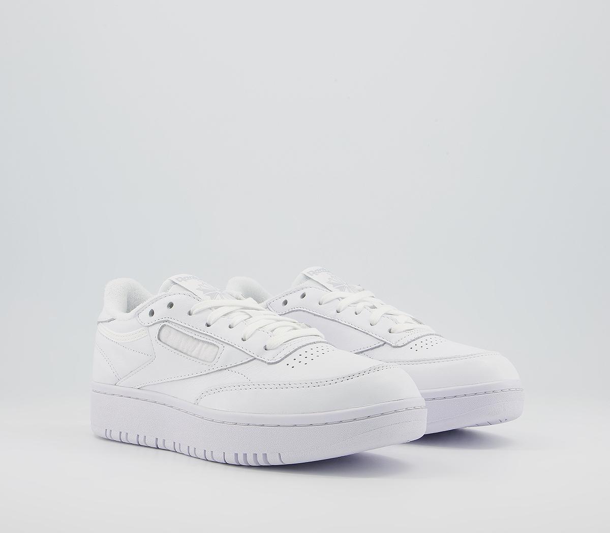 Reebok Club C Double Trainers Reebok Club C Double Trainers White White Grey