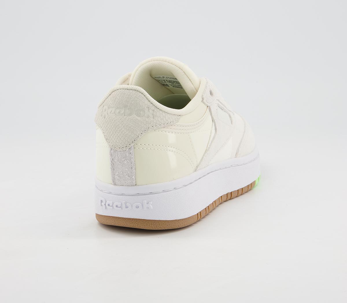Reebok Club C Double Trainers Reebok Club C Double Trainers Chalk Classic White Morning Fog