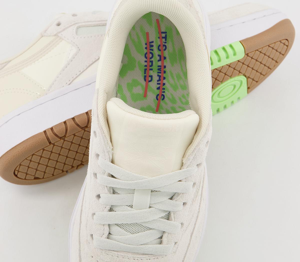 Reebok Club C Double Trainers Reebok Club C Double Trainers Chalk Classic White Morning Fog
