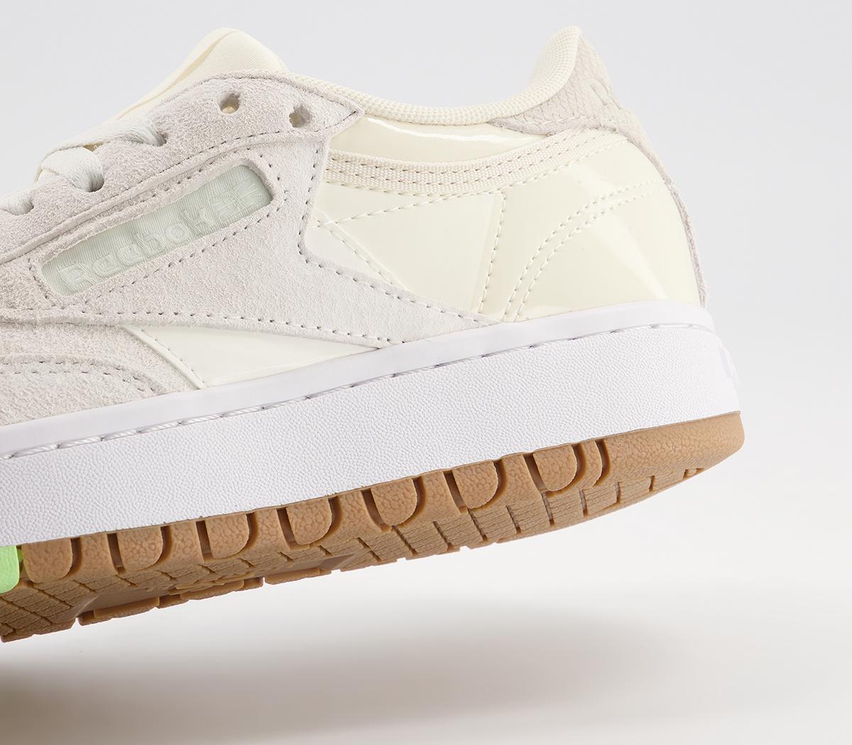 Reebok Club C Double Trainers Reebok Club C Double Trainers Chalk Classic White Morning Fog