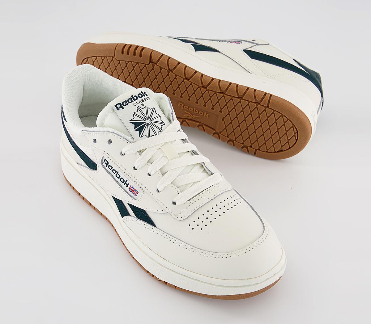 ReebokClub C Double Trainers ReebokClub C Double TrainersChalk Forest Green