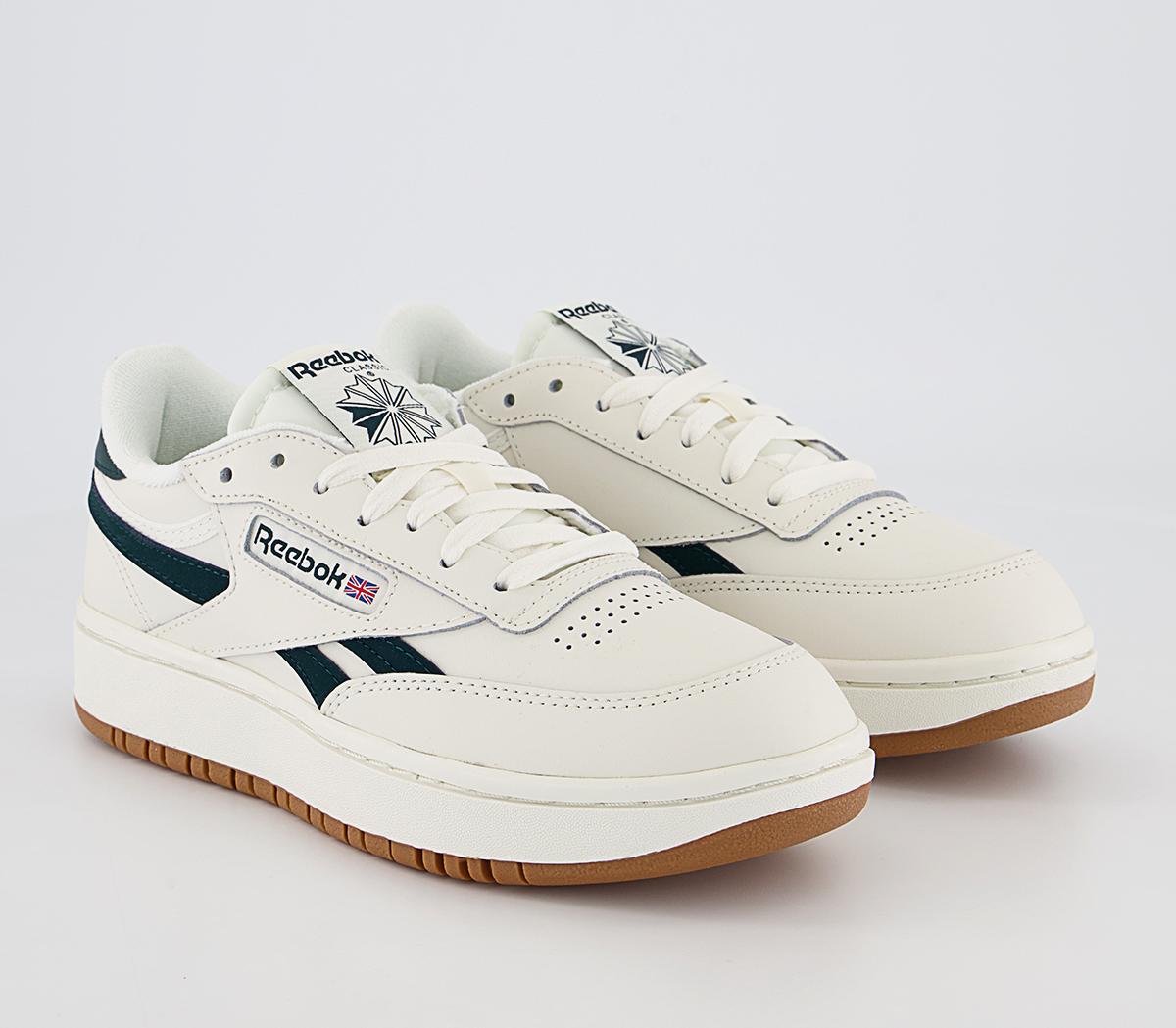 ReebokClub C Double Trainers ReebokClub C Double TrainersChalk Forest Green