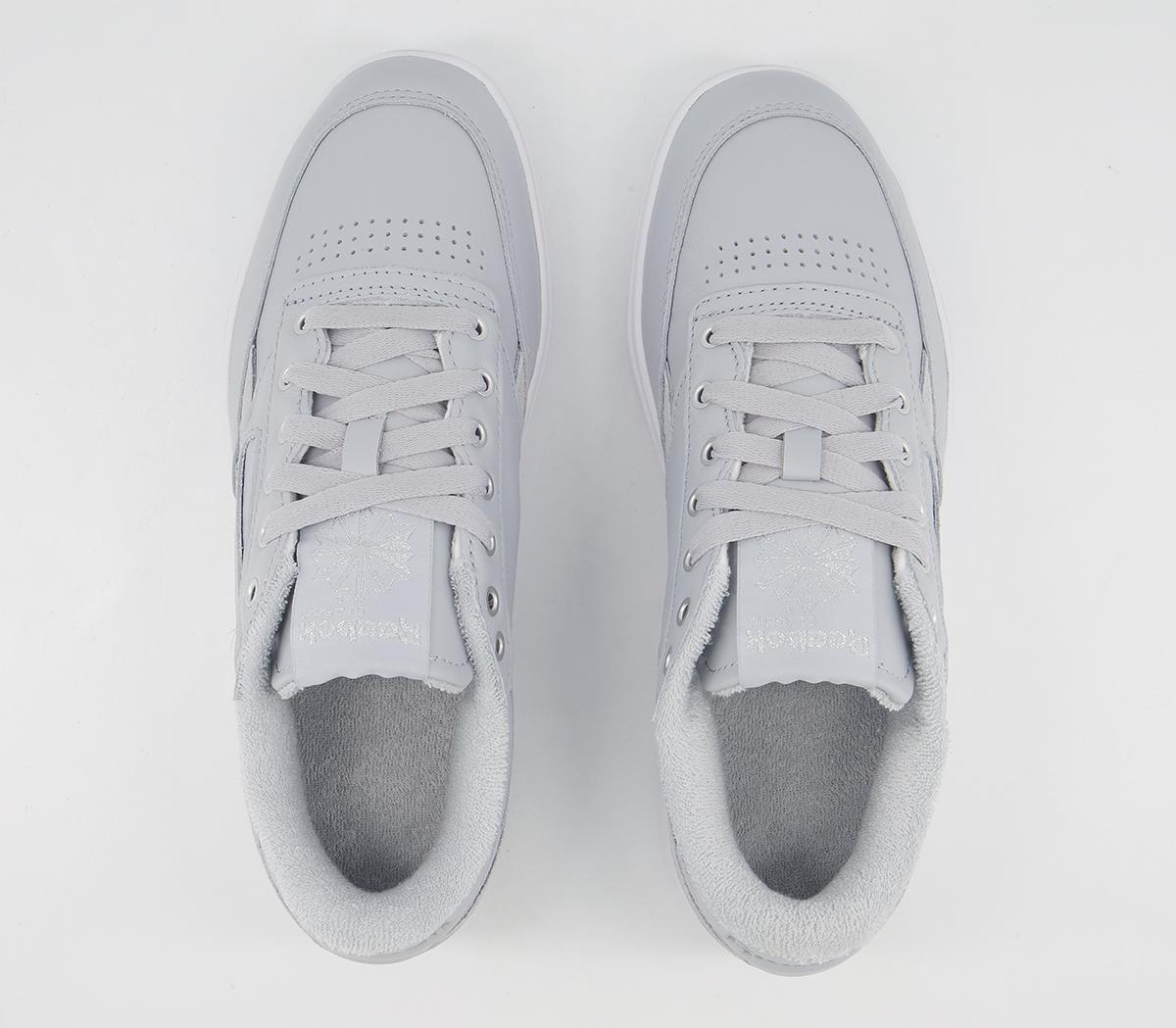 Reebok Club C Double Trainers Reebok Club C Double Trainers Grey White Silver