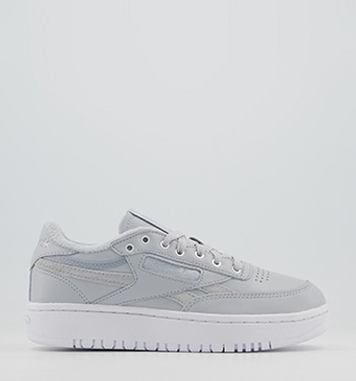 Reebok Club C Double Trainers Grey White Silver