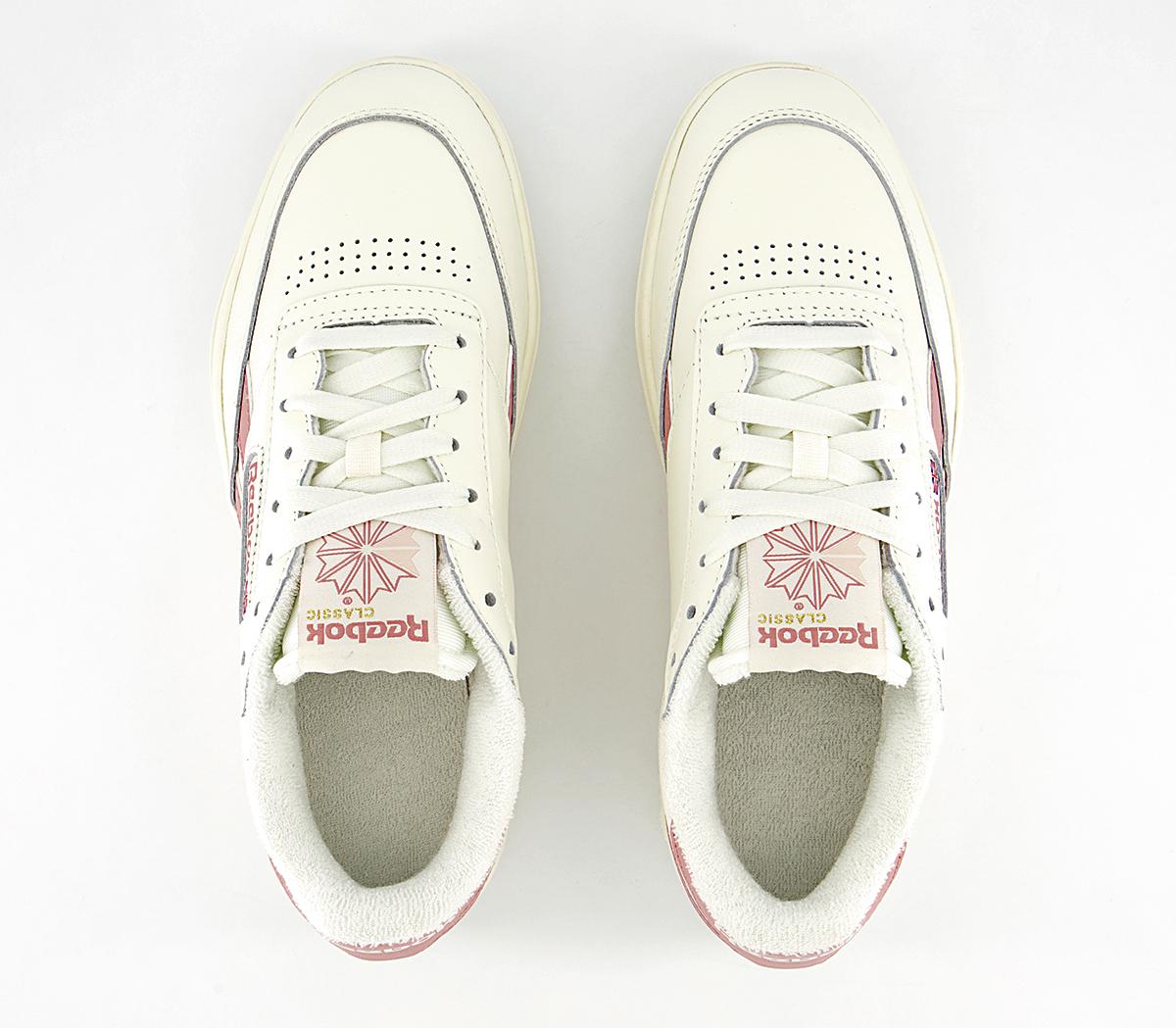 Reebok Club C Double Trainers Reebok Club C Double Trainers Chalk Smokey Rose