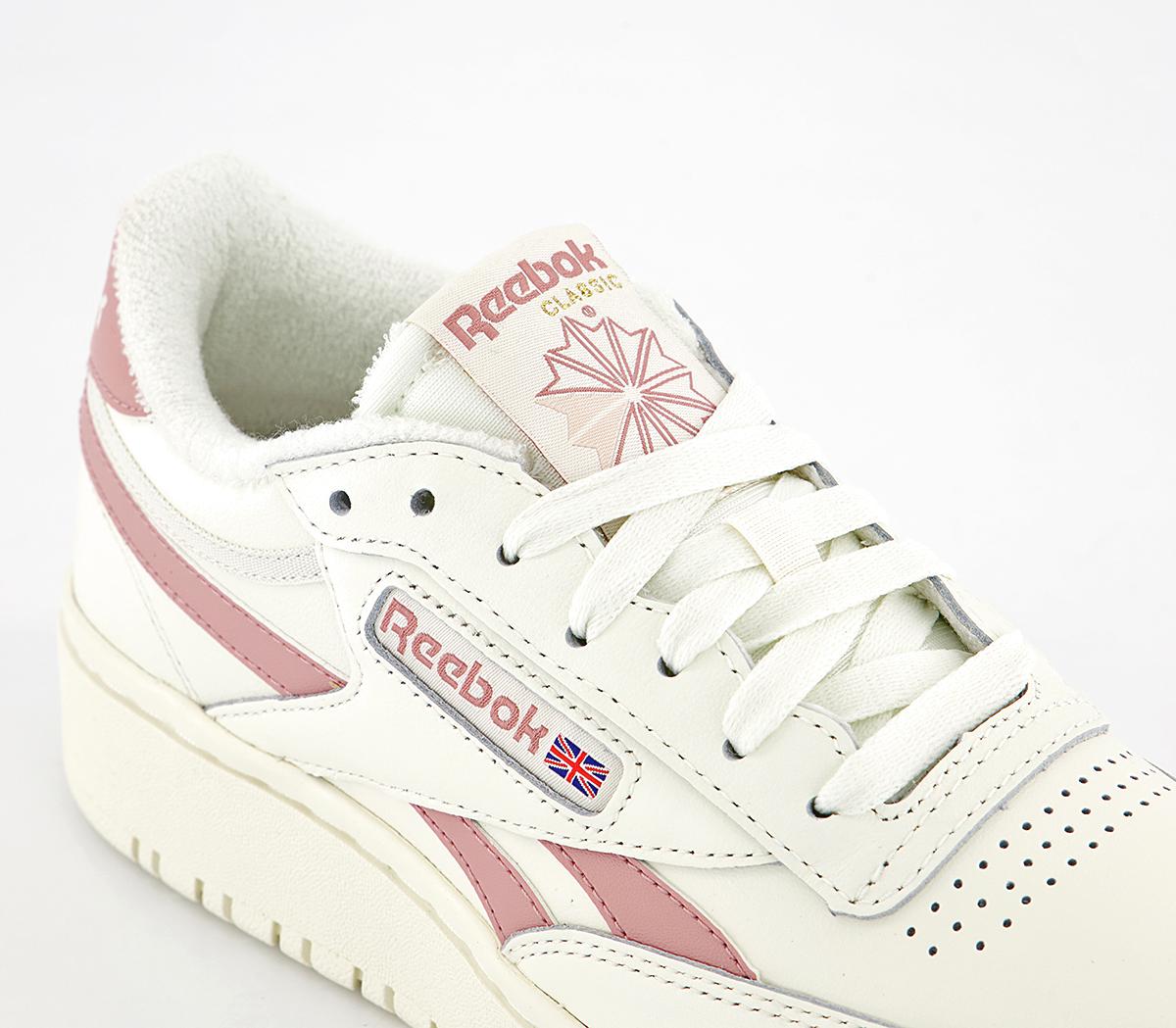 Reebok Club C Double Trainers Reebok Club C Double Trainers Chalk Smokey Rose