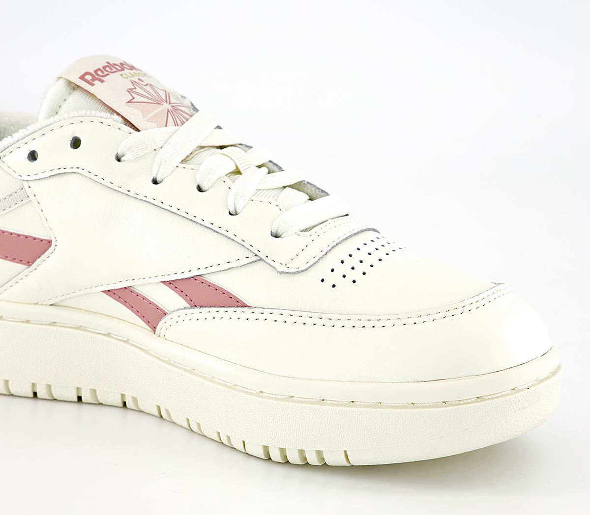Reebok Club C Double Trainers Reebok Club C Double Trainers Chalk Smokey Rose