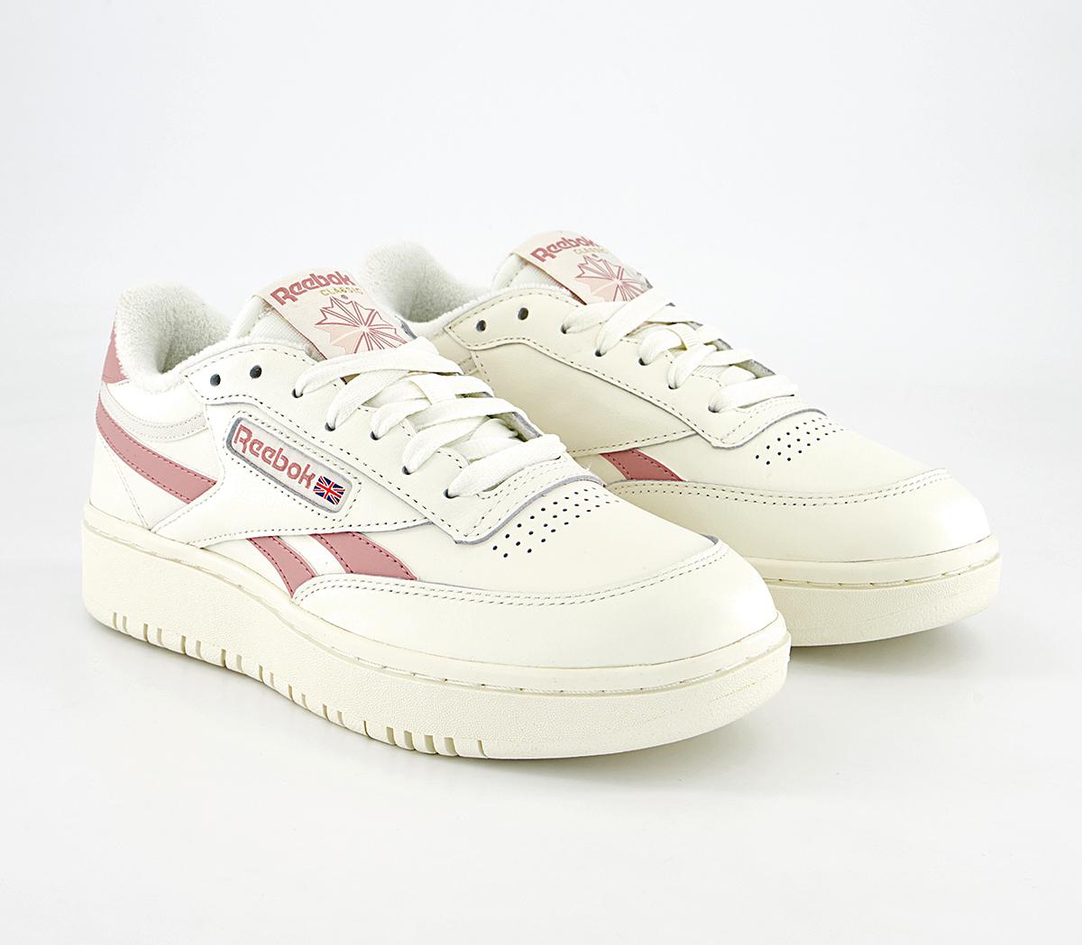 Reebok Club C Double Trainers Reebok Club C Double Trainers Chalk Smokey Rose