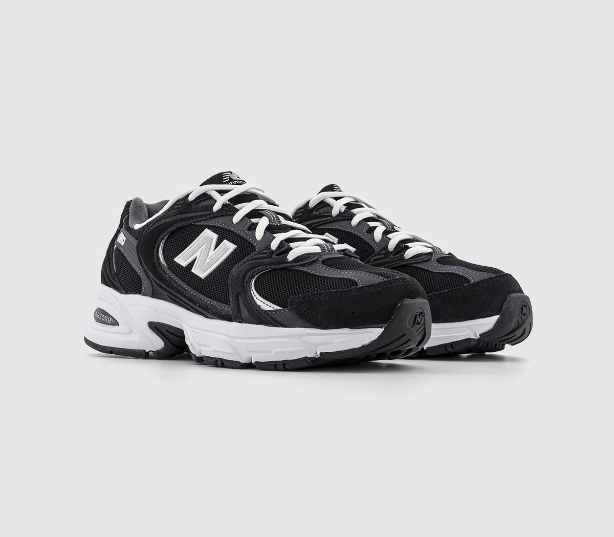 New Balance530 Trainers Black White Grey