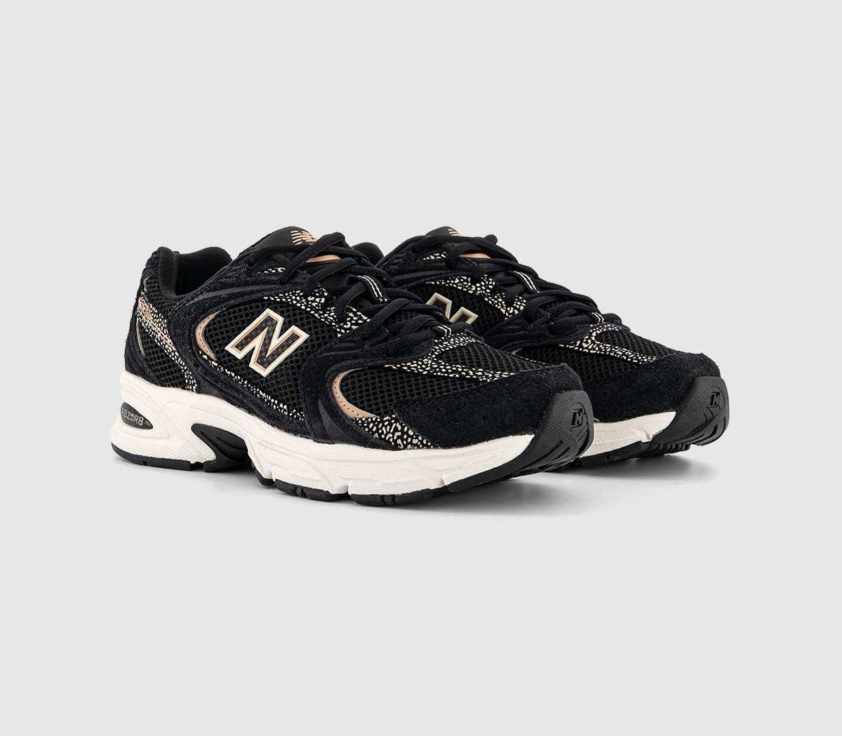New Balance530 TrainersBlack White Leopard