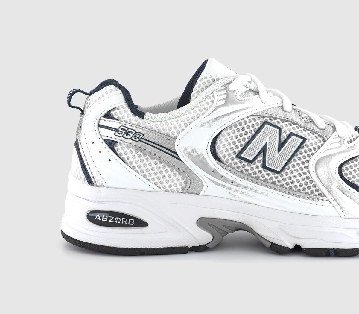 New Balance Mr530 Trainers White Blue - Unisex Sports