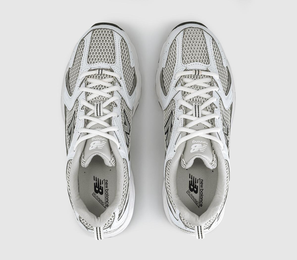 New Balance530 TrainersWhite Silver Metallic Black