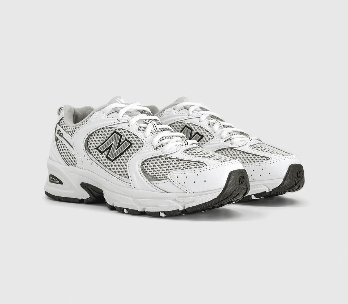 New Balance530 TrainersWhite Silver Metallic Black