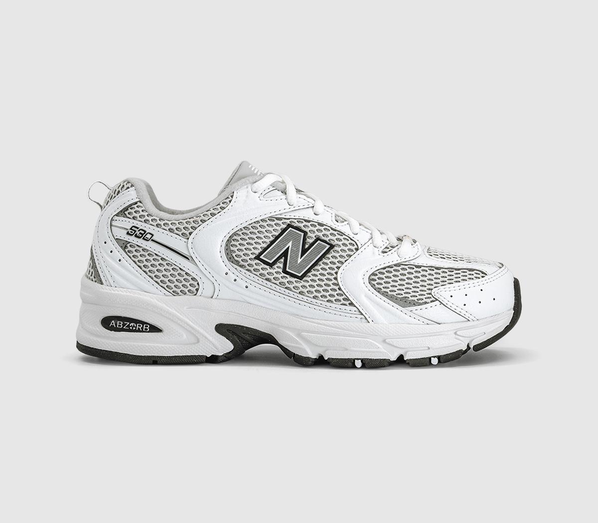 New Balance530 TrainersWhite Silver Metallic Black