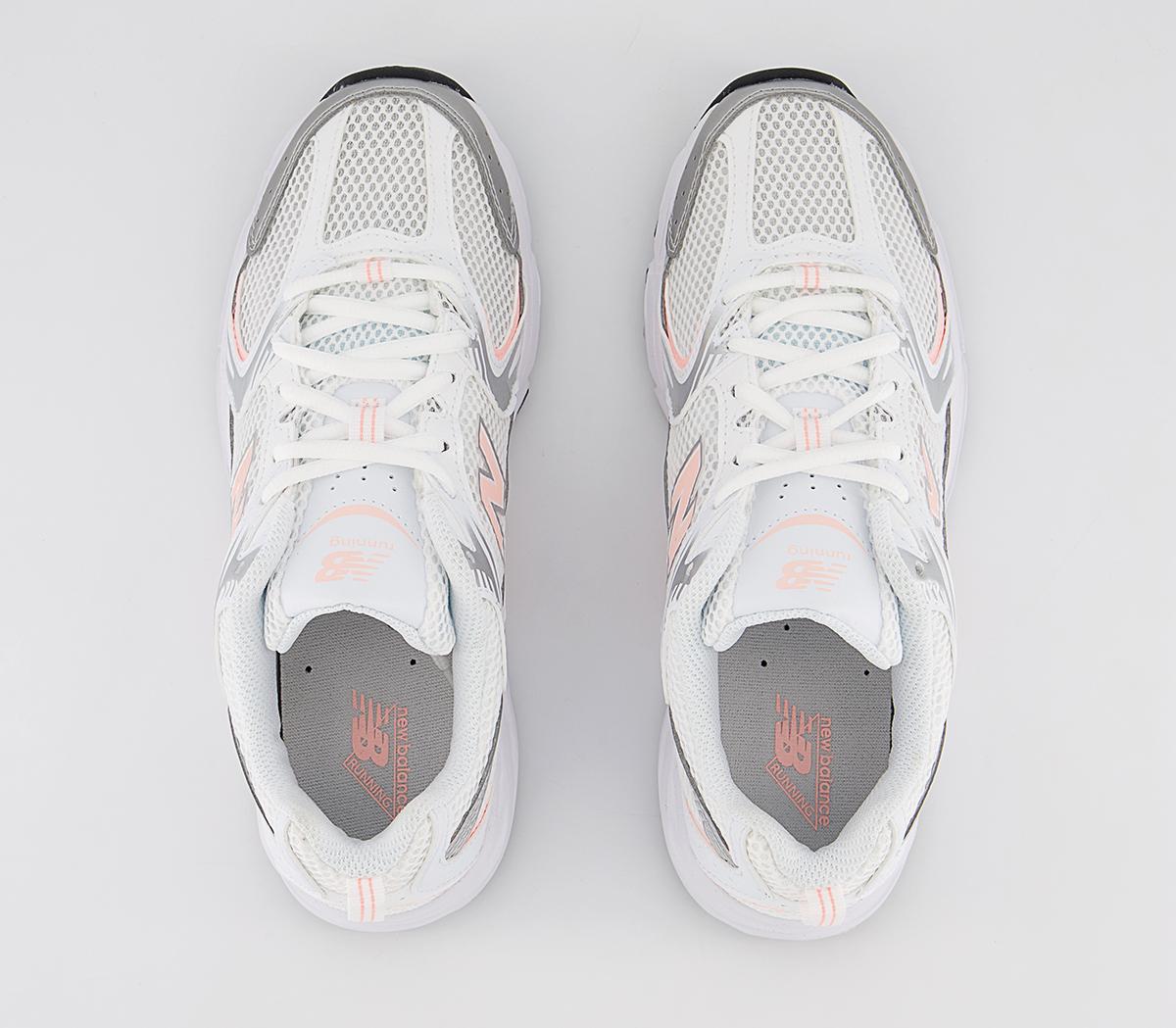 New Balance Mr530 Trainers New Balance Mr530 Trainers White Pink Silver