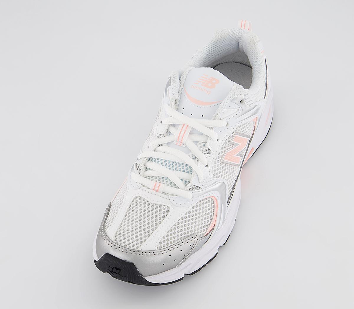 New Balance Mr530 Trainers New Balance Mr530 Trainers White Pink Silver