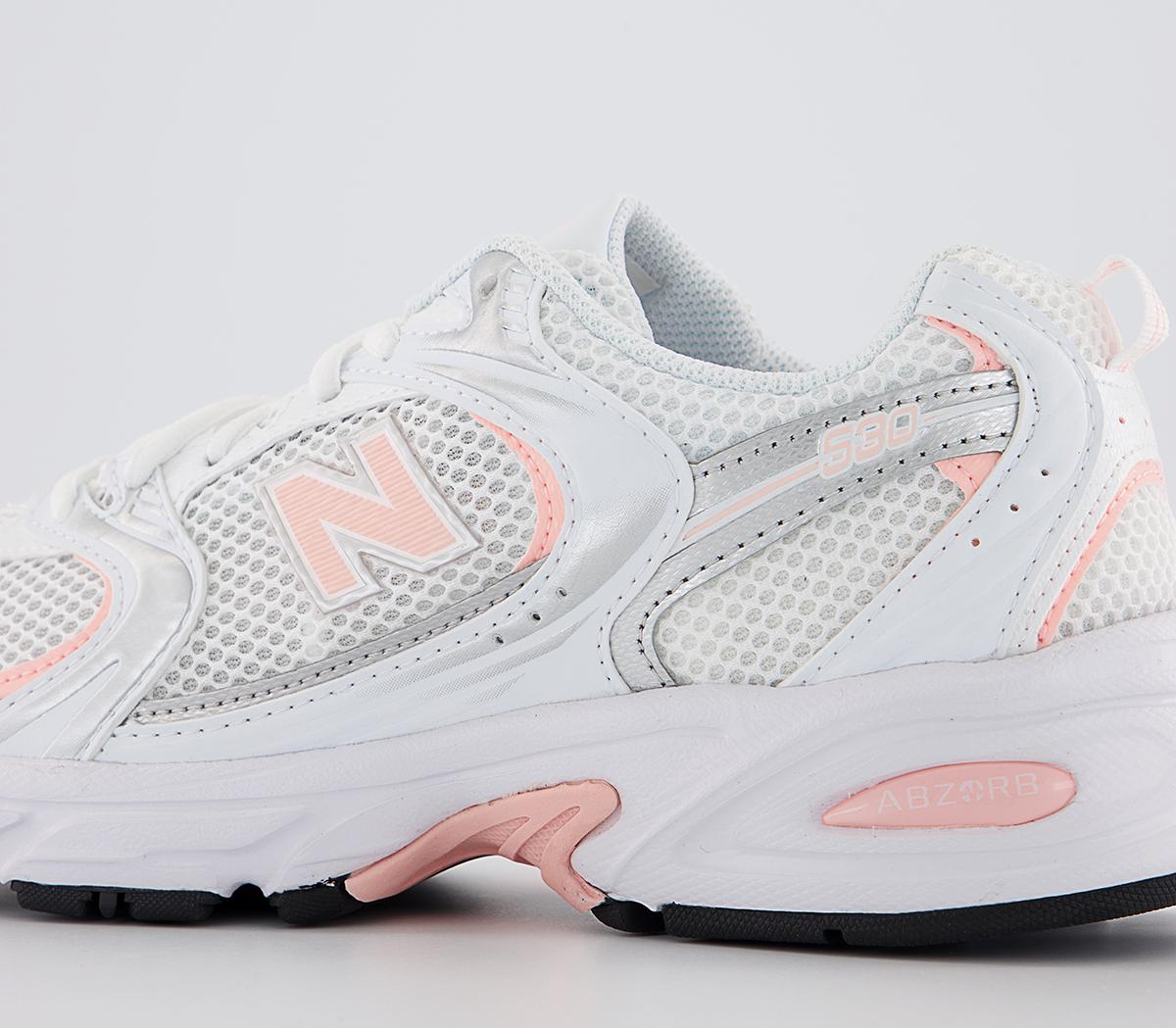 New Balance Mr530 Trainers New Balance Mr530 Trainers White Pink Silver