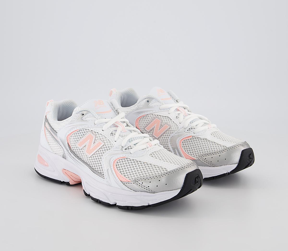 New Balance Mr530 Trainers New Balance Mr530 Trainers White Pink Silver