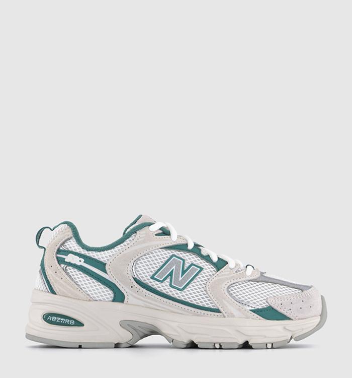 New Balance Mr530 Trainers Off White Turquoise