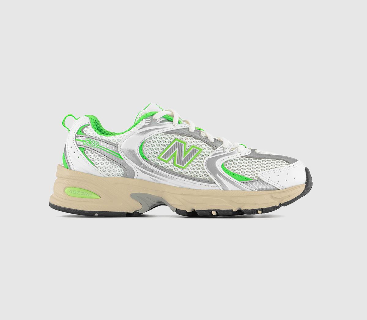 Mr530 Trainers Off White Green Silver