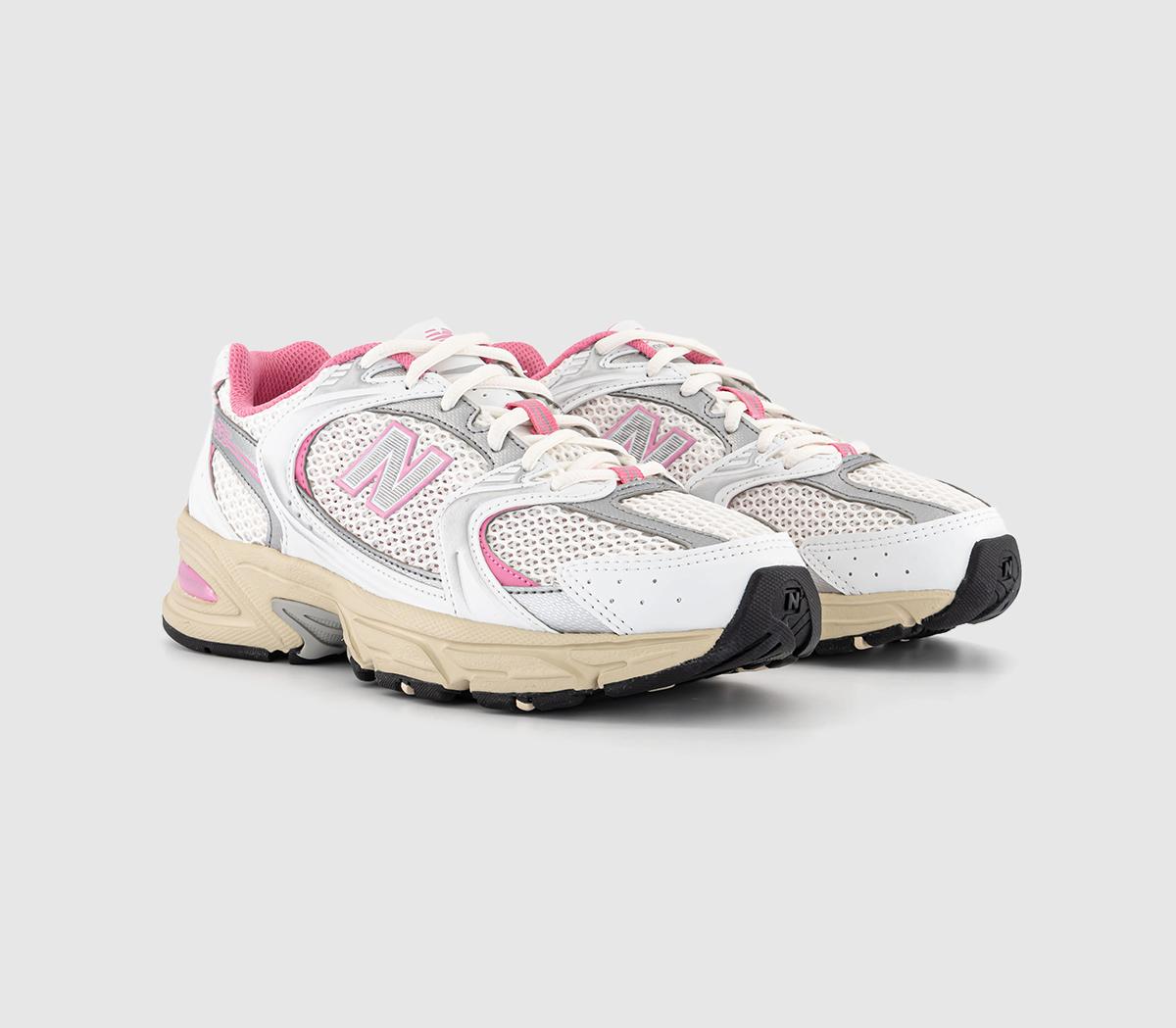 New Balance Womens Mr530 Trainers Off White Pink Silver, 7