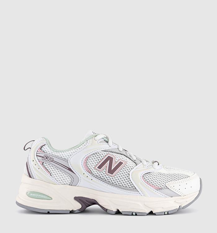New Balance 530 Trainers White Pink Sea Salt