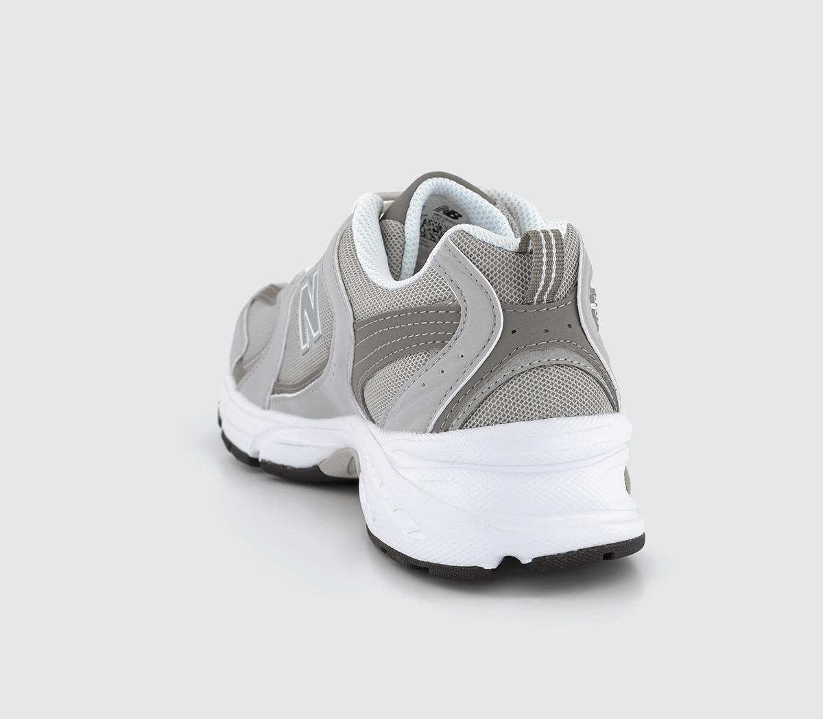 New BalanceMr530 TrainersGrey Silver White