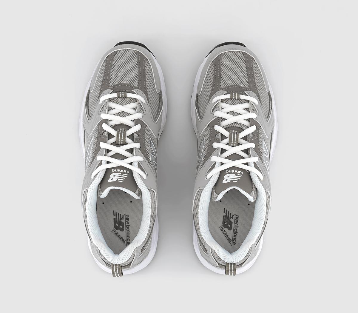 New BalanceMr530 TrainersGrey Silver White