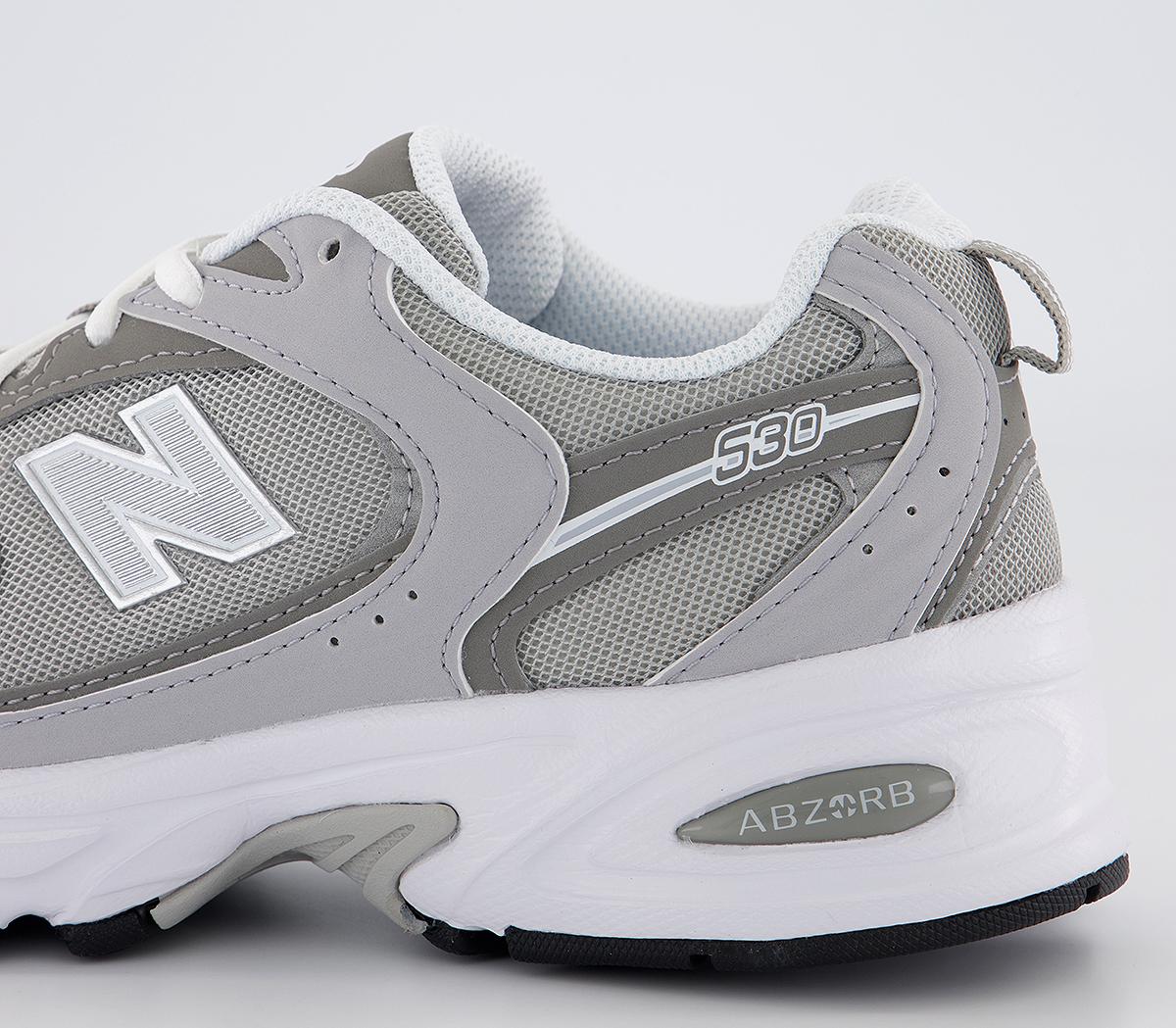 New Balance Mr530 Trainers New Balance Mr530 Trainers Grey Silver White