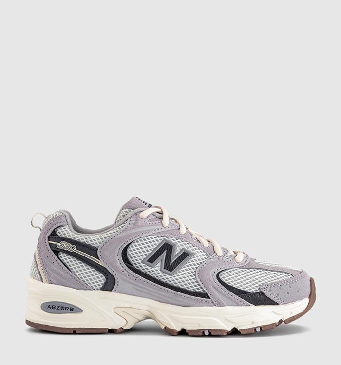 New Balance 530 Trainers Grey Matter Truffle Salt Black Cement