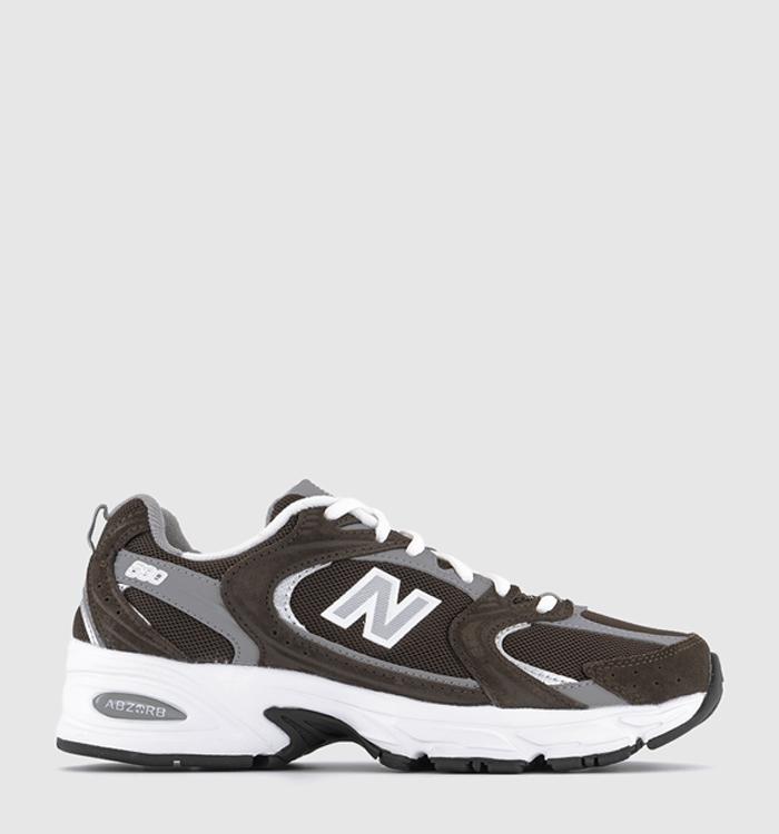 New Balance MR530 Trainers Rich Earth Brown White