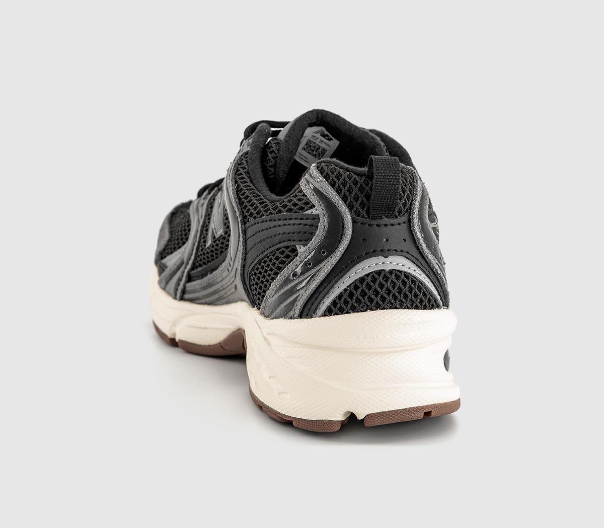 New Balance 530 Trainers Black Castlerock - Women's Trainers
