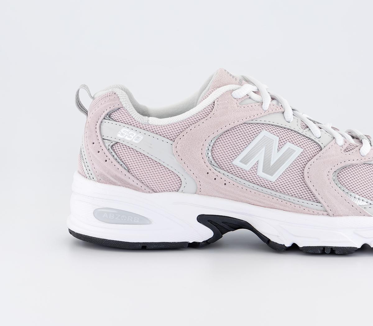 New BalanceMr530 TrainersStone Pink White Grey