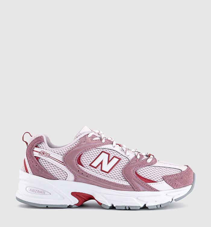 New Balance 530 Trainers Rosewood Pink Salt Shadow Red