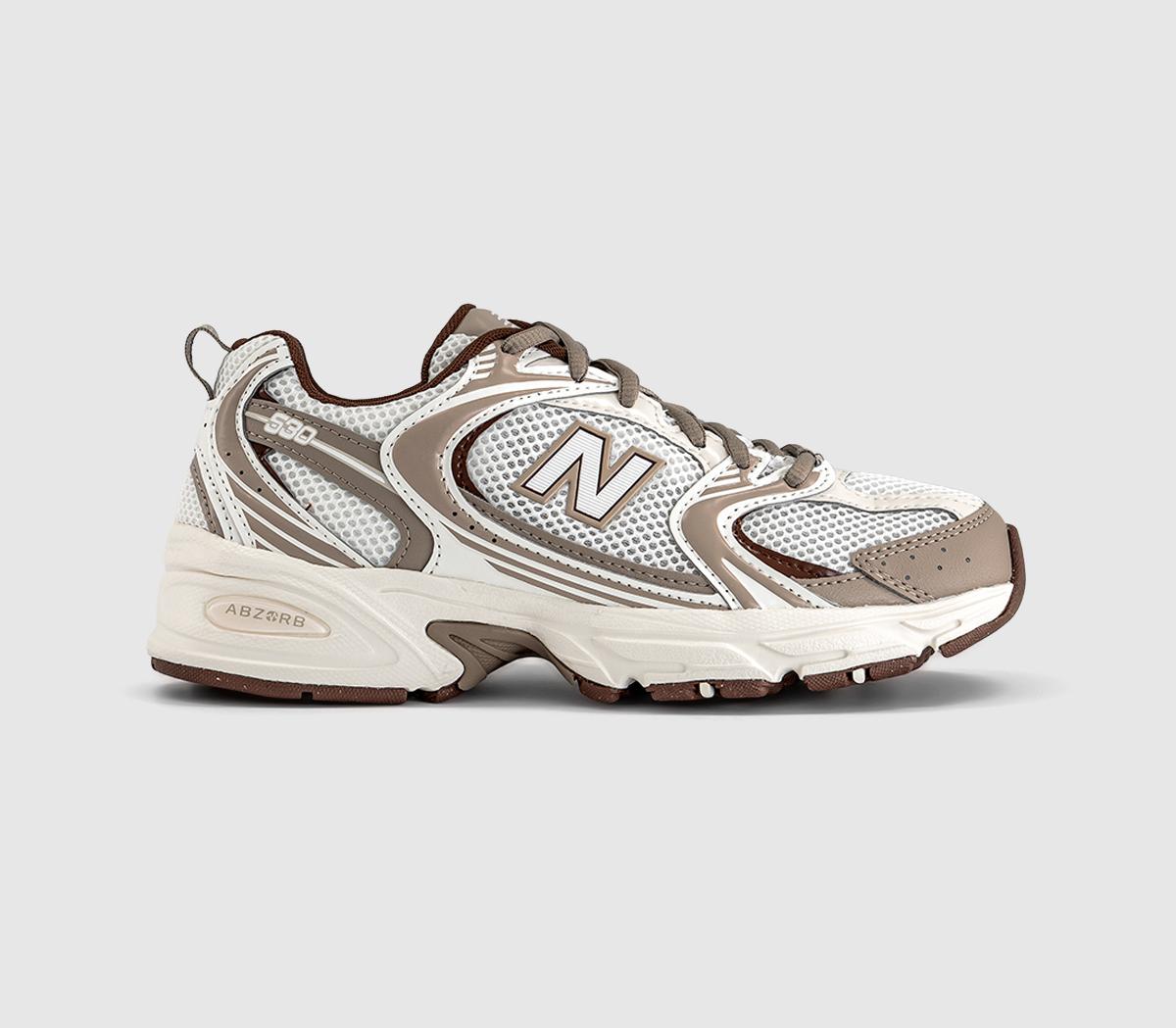New Balance 530 Trainers Sea Salt Driftwood  Natural in Women's Size 7, Office Shoes