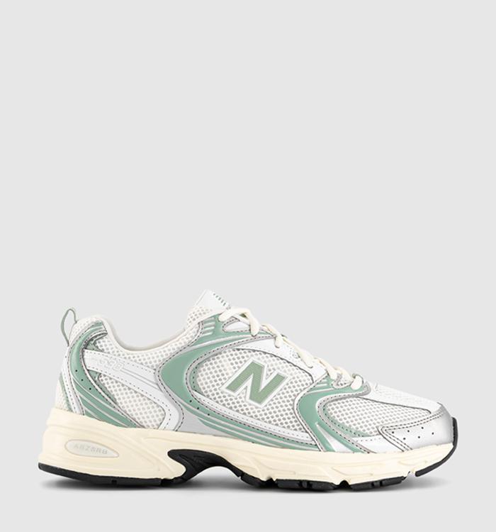 New Balance 530 Trainers Silver Metallic Green