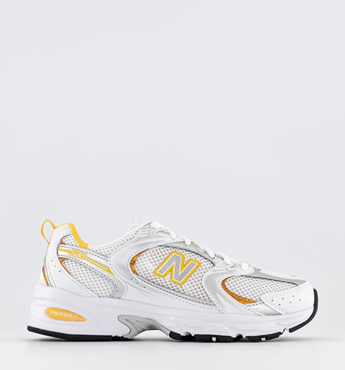 New Balance Mr530 Trainers Silver White Yellow
