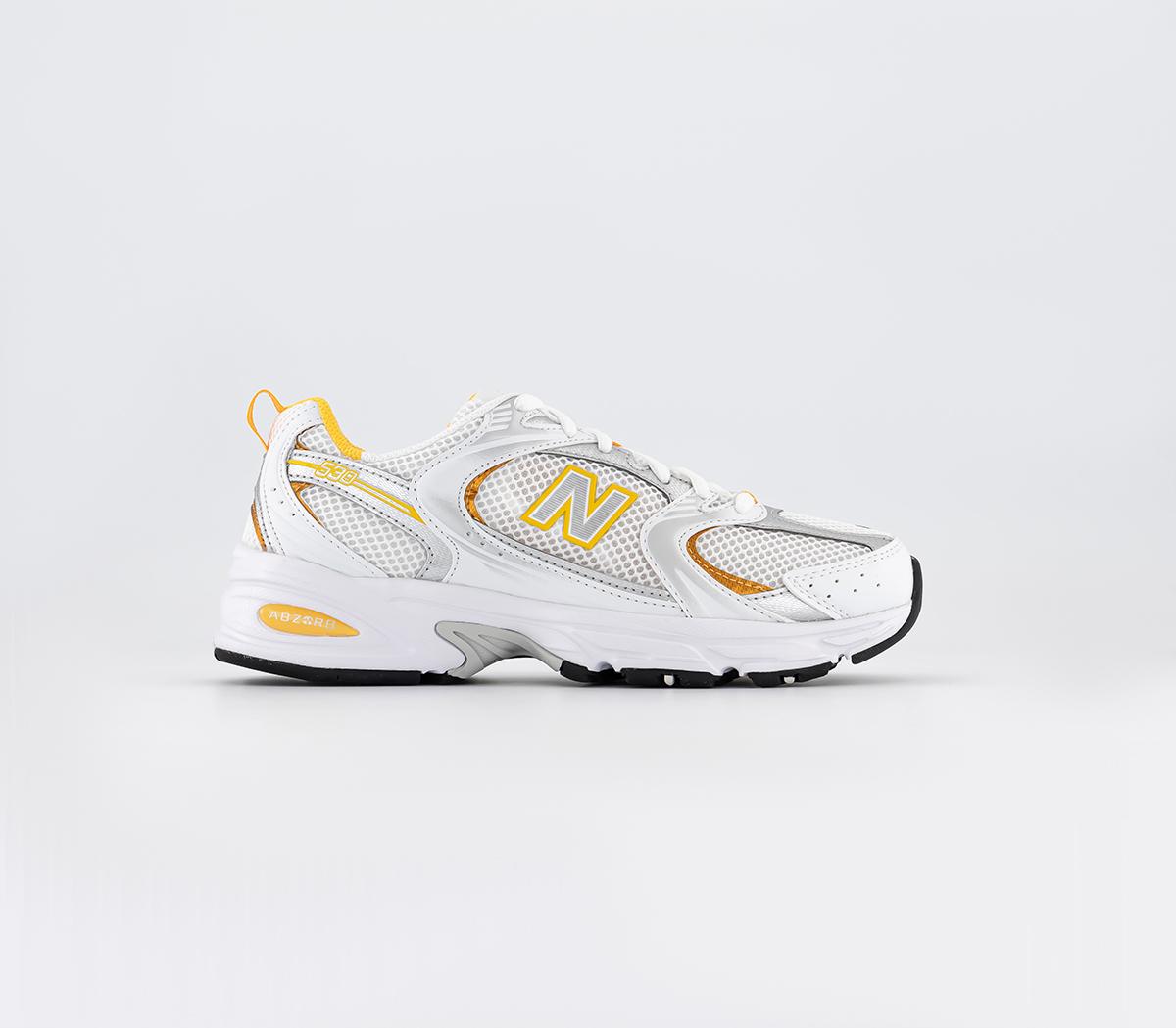 Mr530 Trainers Silver White Yellow